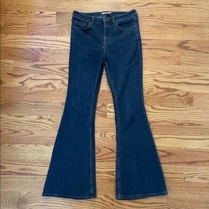 Free People Bell-Bottom Flare Jeans Size 29